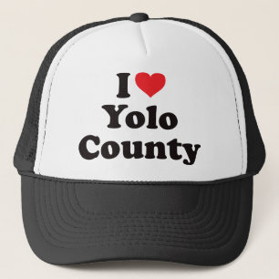 I Herz Yolo County Truckerkappe