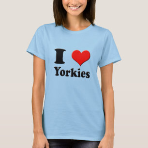 I Herz Yorkies T-Shirt