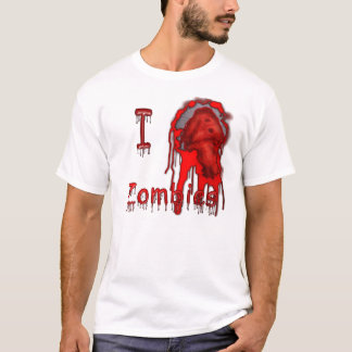 I Herz-Zombie-helle Haut T-Shirt