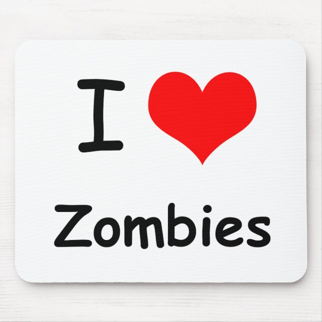 I Herz-Zombies Mousepad (Vorne)