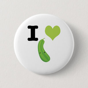 I Herz-Zucchini Button