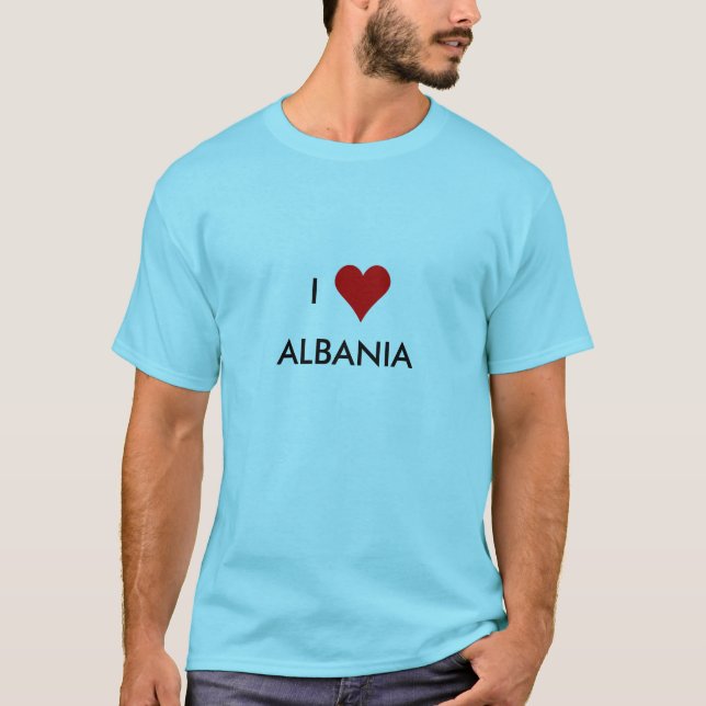 i Herzalbania T-Shirt (Vorderseite)