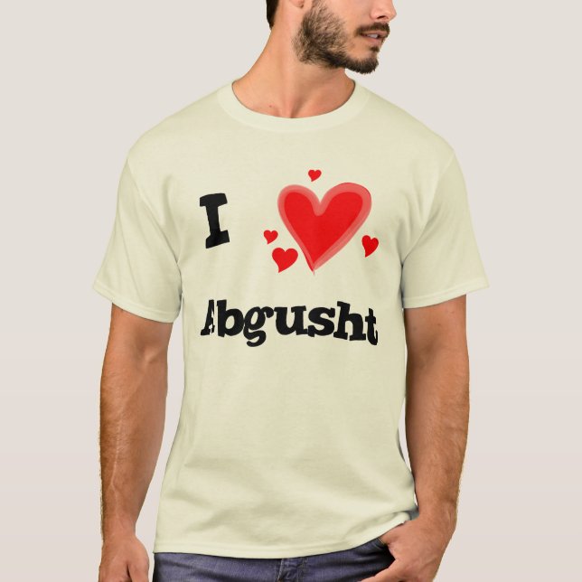 I Herzen Abgusht persisches Suppen-Rindfleisch T-Shirt (Vorderseite)