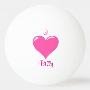 I Herzpersonalisierter Ping Pong Ball Tischtennisball