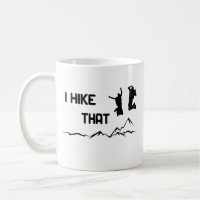 I hike that - Ich mag wandern cooles Grafikdesign