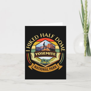 I Hiked Half Dome Yosemite Nationalpark Karte
