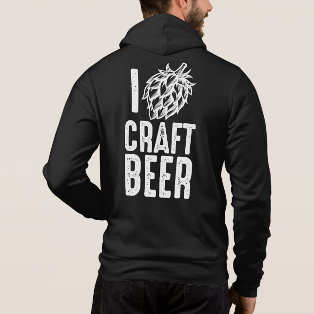 I Hop Craft Biere Hoodie (Rückseite)