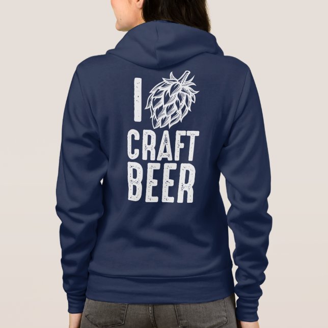 I Hop Craft Biere Hoodie (Rückseite)