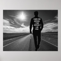 I hope for nothing motivational quote