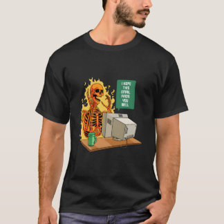 I Hope This Email Finds You Well Employee Skull Em T-Shirt