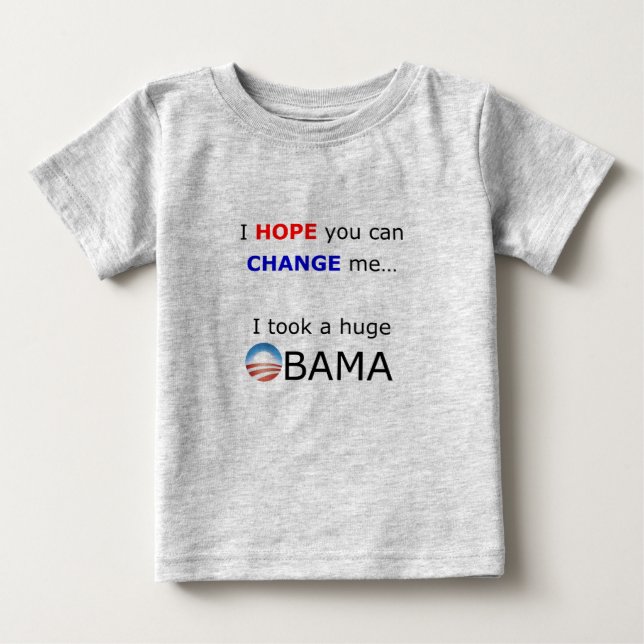 "I HOPE you can CHANGE me... Baby T-shirt (Vorderseite)