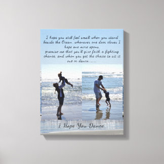 "I Hope You Tance" Stretched Canvas Print Leinwanddruck