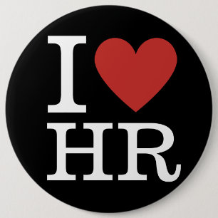 I ❤️ HR-Button-Schaltfläche für die Liebe - Person Button