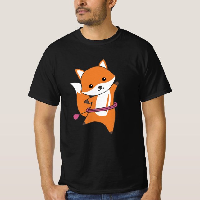 I Huller Niedlich Fox Funny Foxes T-Shirt (Vorderseite)
