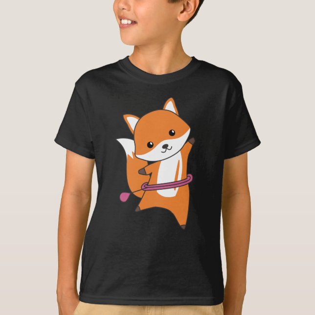 I Huller Niedlich Fox Funny Foxes T-Shirt (Vorderseite)