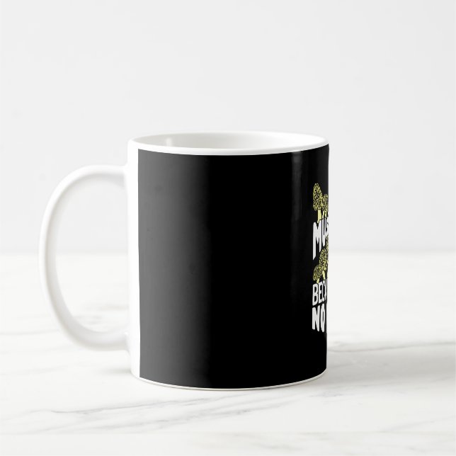 I Hunt Mushrooms Kaffeetasse (Links)