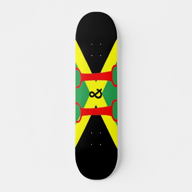 I & I Jamaikanische Skateboard (Vorne)