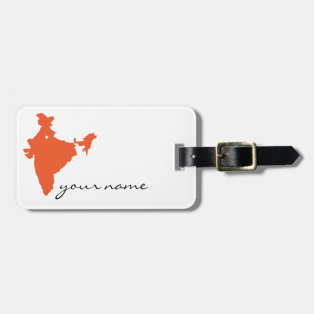 ♥ I India_luggage Umbau Gepäckanhänger (Vorderseite horizontal)
