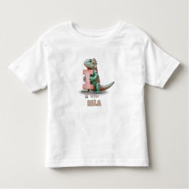 I is for Isla – Personalized Toddler T-shirt 