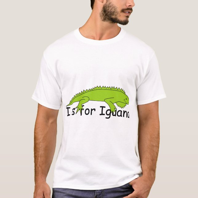 I ist für Leguan T-Shirt (Vorderseite)