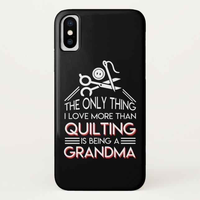 I ist Liebe mehr Steppen Großmutter Case-Mate iPhone Hülle (Rückseite)