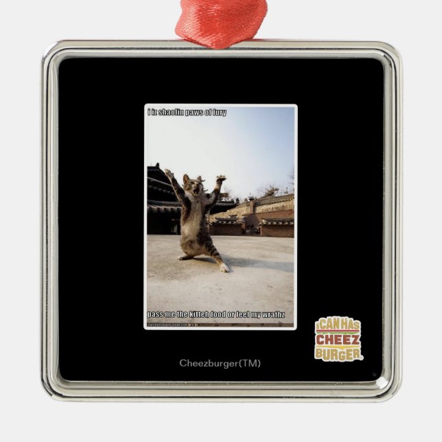 I iz Rasierpasten Silbernes Ornament (Vorne)