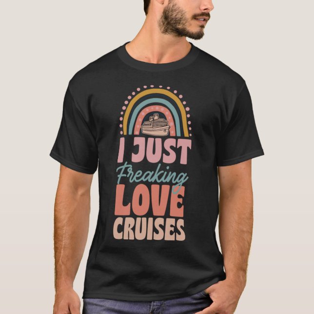I just Freaking Liebe Cruises Bohemisch Rainbow Tr T-Shirt (Vorderseite)