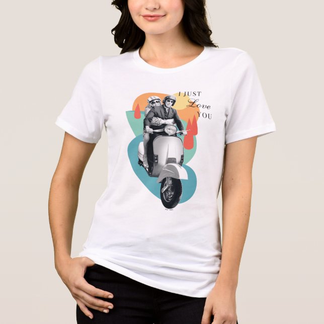 "I just Liebe You" Tanya & Greg - Der weiße Lotus Tri-Blend Shirt (Vorderseite)
