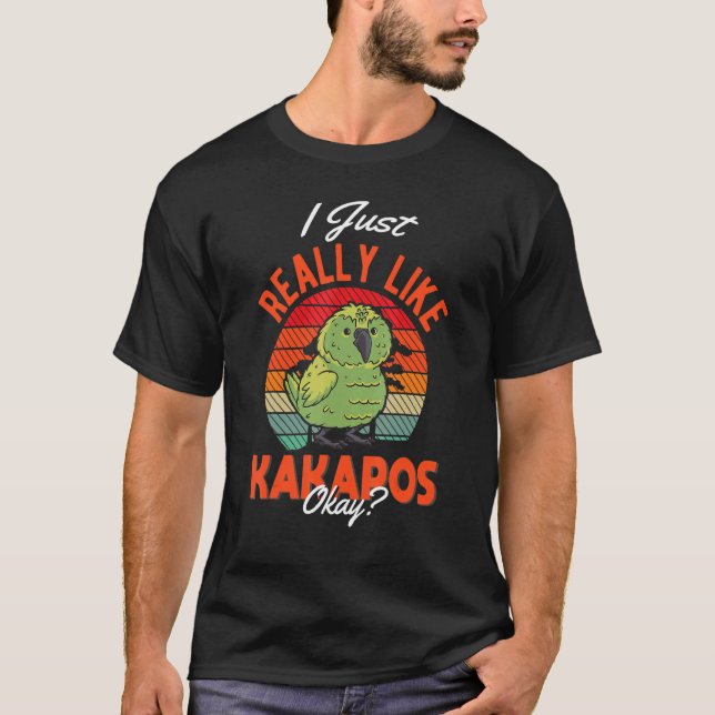 I just really like Kakapos T-Shirt (Vorderseite)