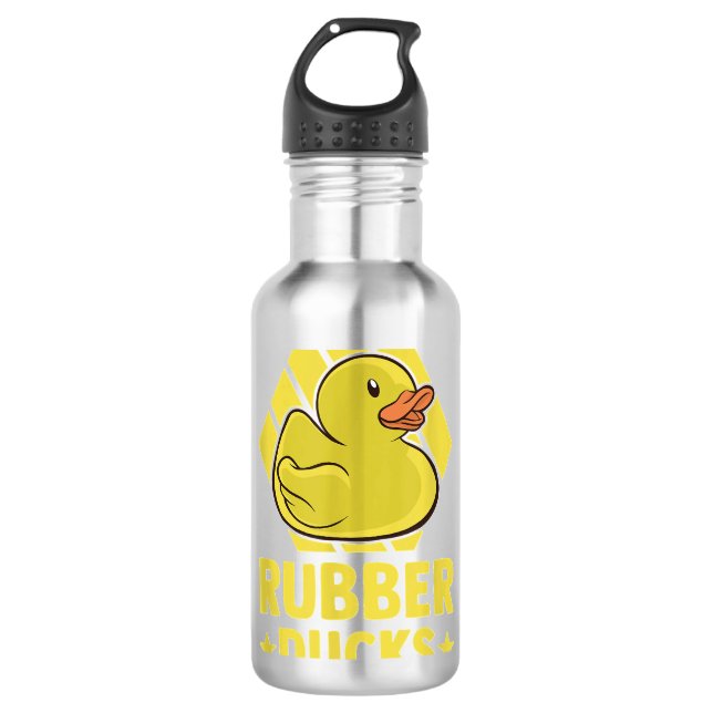 I just really like Rubber Ducks  Edelstahlflasche (Vorderseite)