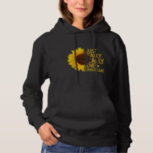 I Just Really Love Chinchillas Women Men Sunflower Hoodie