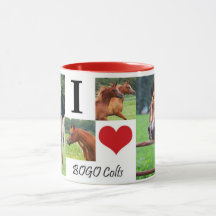 I Kaffee-Tasse 1 der Liebe-BOGO Colts