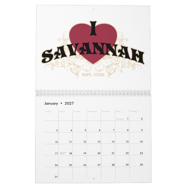 I Kalender Herz-SavanneEst 1733 (Jan 2027)