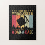 I Keep All My Dad Jokes In A Dad-A-Base Vintage<br><div class="desc">This design features a saying that reads "I Keep All Of My Dad Jokes In a Dad-A-Base Vintage" and it is made for dads that can't help themselves and are always telling awkward jokes. Awesome gift idea for Father's Day or for your dad's birthday!</div>