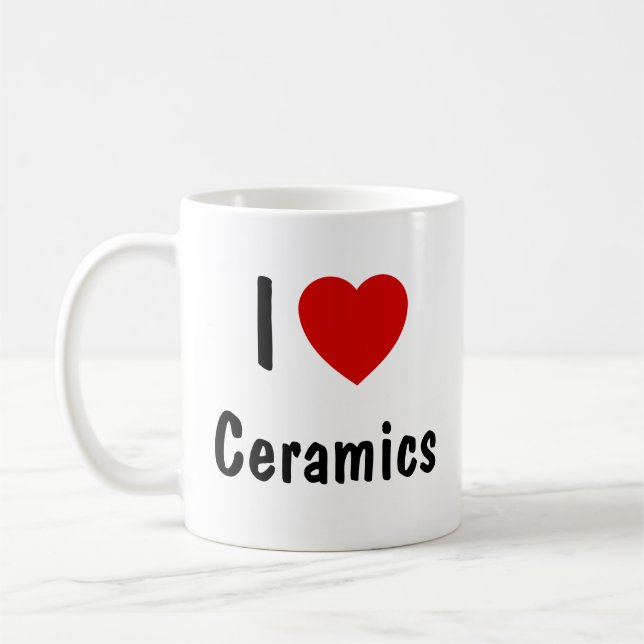I Keramiken der Liebe Kaffeetasse (Links)