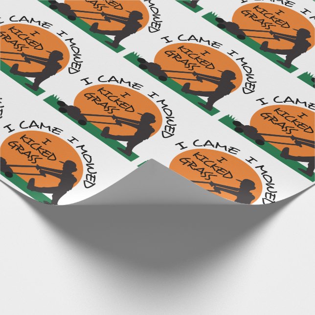 I Kickgrass Geschenkpapier (Ecke)