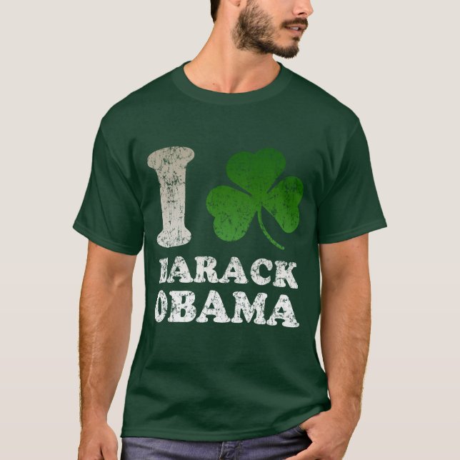 I Kleeblatt-Barack Obama T-Shirt (Vorderseite)