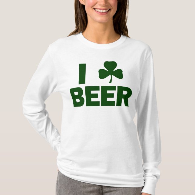 I Kleeblatt-Bier T-Shirt (Vorderseite)