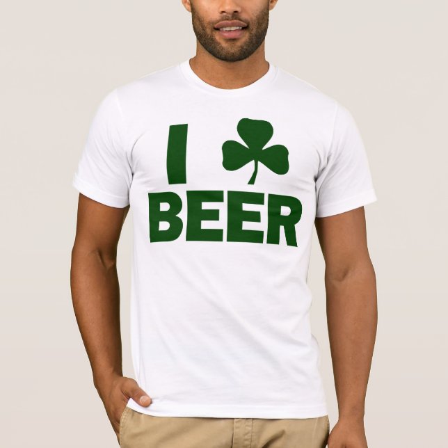 I Kleeblatt-Bier T-Shirt (Vorderseite)