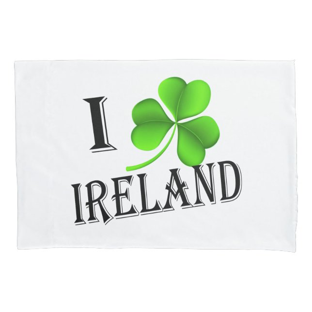 I Kleeblatt Ireland bkCent Kissenbezug (Vorderseite)