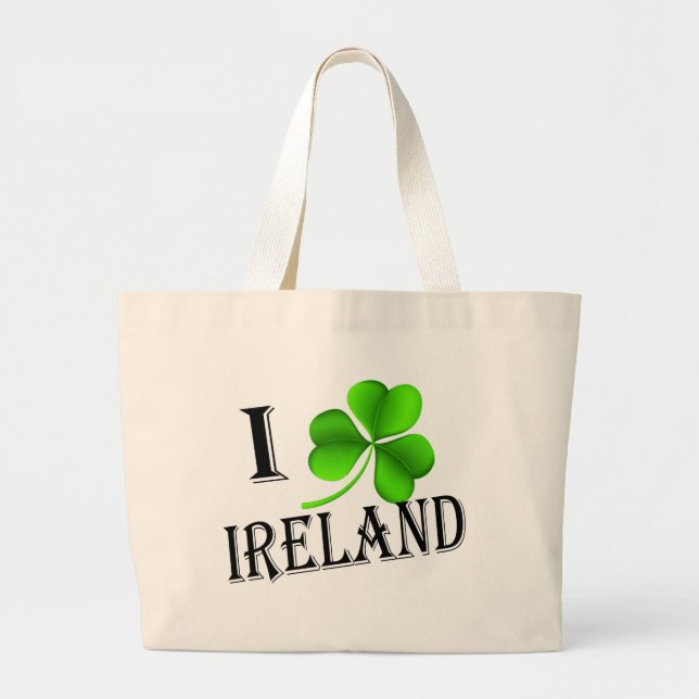 I Kleeblatt Ireland bzw. jtcnt Jumbo Stoffbeutel (Vorne)