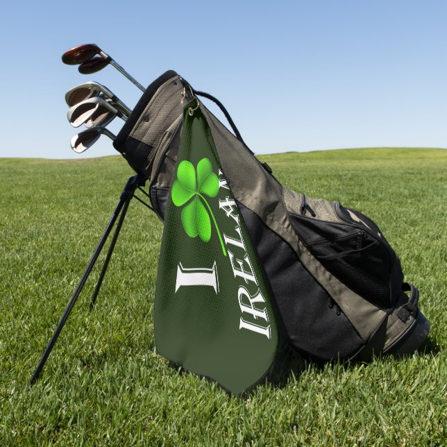 I Kleeblatt Ireland wt gtcent Golfhandtuch (Gras)
