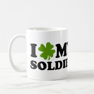 I (Kleeblatt) Mein Soldat Kaffeetasse