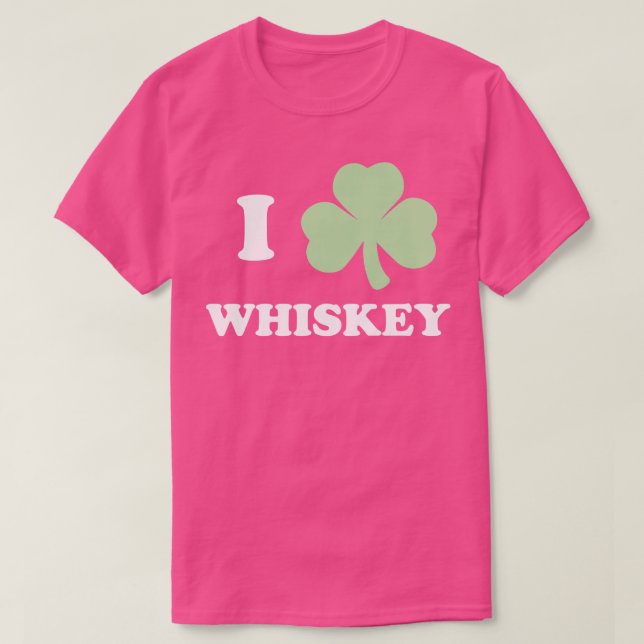 I Kleeblatt Whiskey T-Shirt (Design vorne)