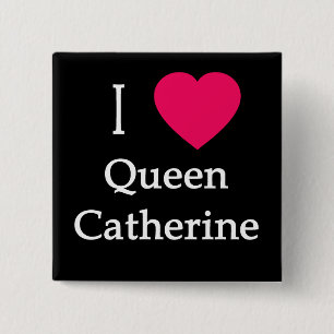 I Kleid der Herz-Königin-Catherine, Knöpfe, Tassen Button