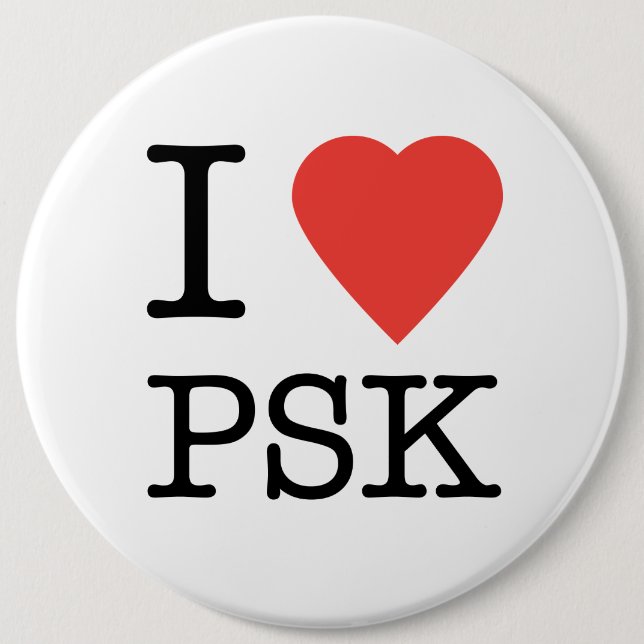 I Knopf der Liebe-PSK Button (Vorderseite)