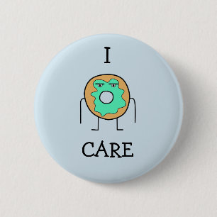 I Krapfen-Sorgfalt-Button Button