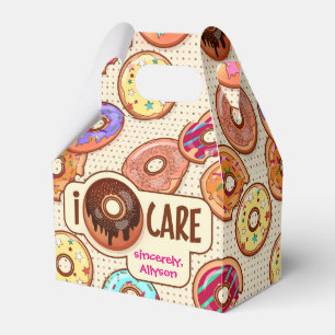 I Krapfen-Sorgfalt-niedlicher lustiger Geschenkschachtel