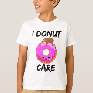 I Krapfen-Sorgfalt-Trägheits-gleichgültiger faul T-Shirt