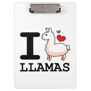 I Lama-Lamas Klemmbrett